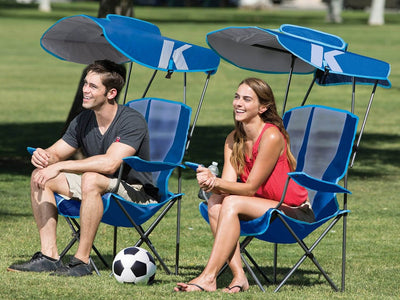 Tahoe Gear Blackhorn 4 4 Man Cone Tent + Kelsyus Folding Canopy Chair (2 Pack) - VMInnovations