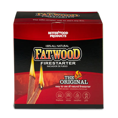 Betterwood Products 9987 Fatwood Natural Pine 5 Pound Wood Firestarter (2 Pack)