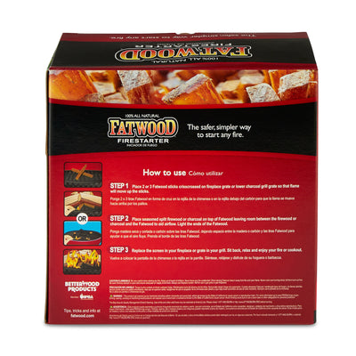 Betterwood 10lb Firestarter (2 Pack) w/ Betterwood Pine 5lb Firestarter (2 Pack)