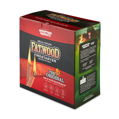 Betterwood Products 9910 Fatwood 10 Pound Natural Wood Firestarter (4 Pack) - VMInnovations