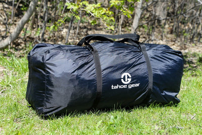 Tahoe Gear Tent + Kelsyus Lawn Chair (5 Pack) + Intex Camping Mattress (2 Pack)