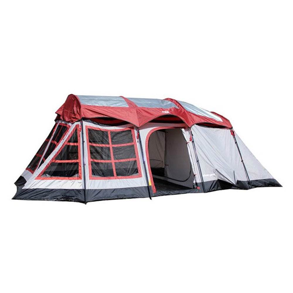 Tahoe Gear Glacier 14 Person Family Tent + Kelsyus Folding Lawn Chair (5 Pack)