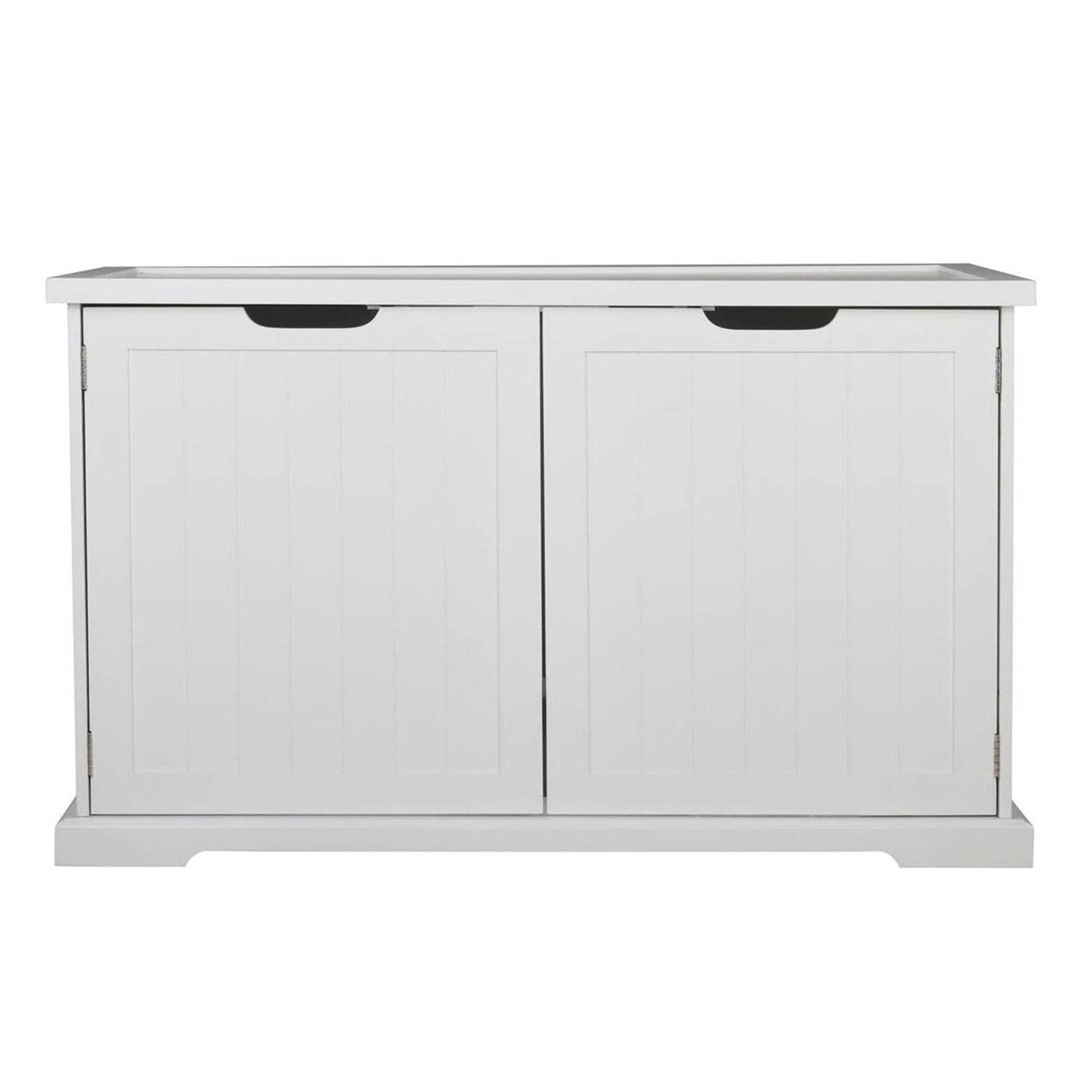 Merry Products Cat Washroom Bench w/ Enclosed Cat Litter Box, White (Open Box)