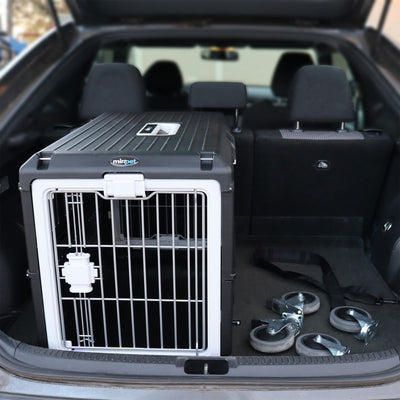 Mirapet Collapsible Pet Carrier & Crate for Large Dogs & Cats w/ Travel Kit, 35"