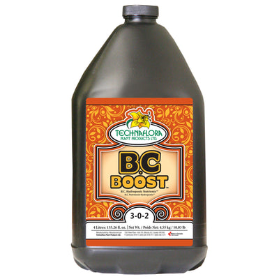 Hydrofarm TFBCBST4L Technaflora B.C. Boost Plant Fertilizer Formula, 4 Liters
