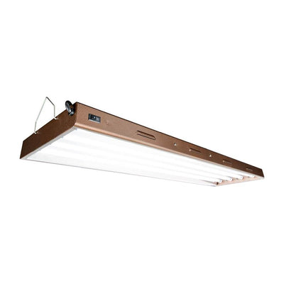 Hydrofarm Agrobrite Designer FLP44 4 Foot T5 4 Tube Grow Light with 216W Bulbs - VMInnovations