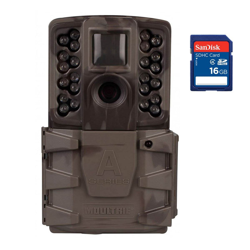 Moultrie A-40 Pro 14MP Low Glow Infrared Game Trail Camera with SD Memory Card