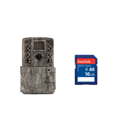 Moultrie A-40i Pro 14MP No Glow Infrared Game Camera, Pine Bark + 16GB SD Card