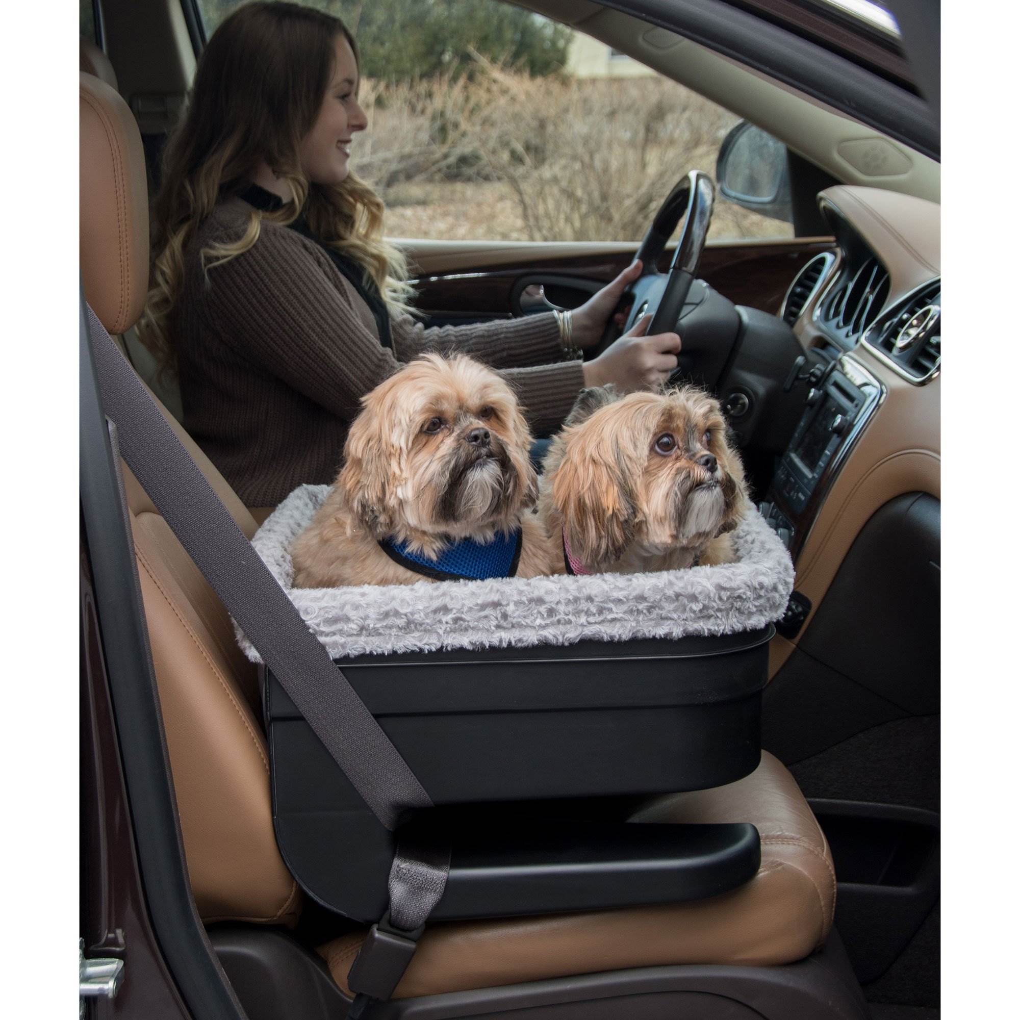 Pet Gear Inc 20" Bucket Booster Dog & Cat Car Seat w/ Black Fog Insert(Open Box)