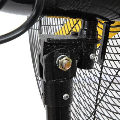 Master 30" High Velocity Pedestal Fan, 3 Speed Metal Standing Fan w/ Swivel Head - VMInnovations