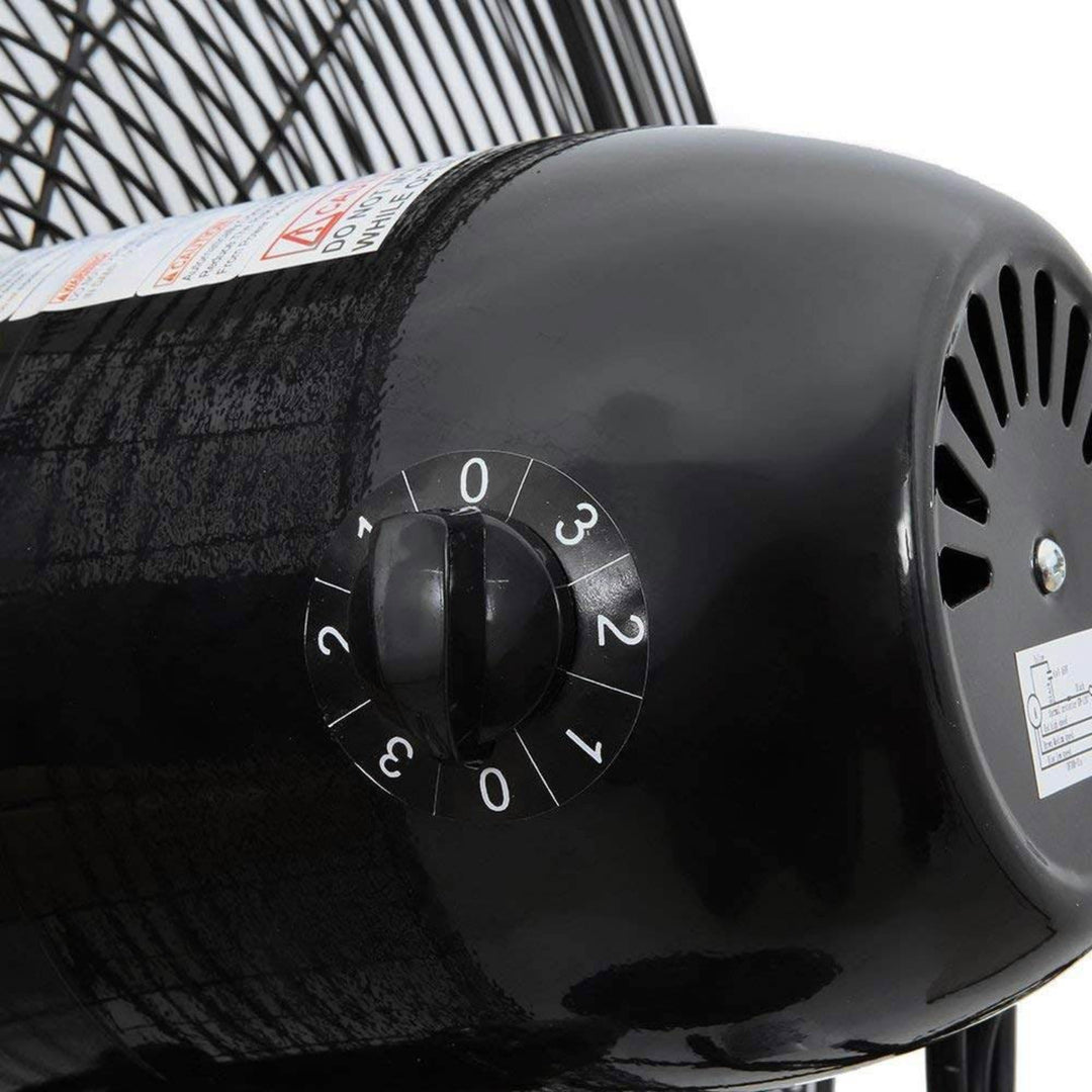 Master 30" High Velocity Pedestal Fan, 3 Speed Metal Standing Fan w/ Swivel Head
