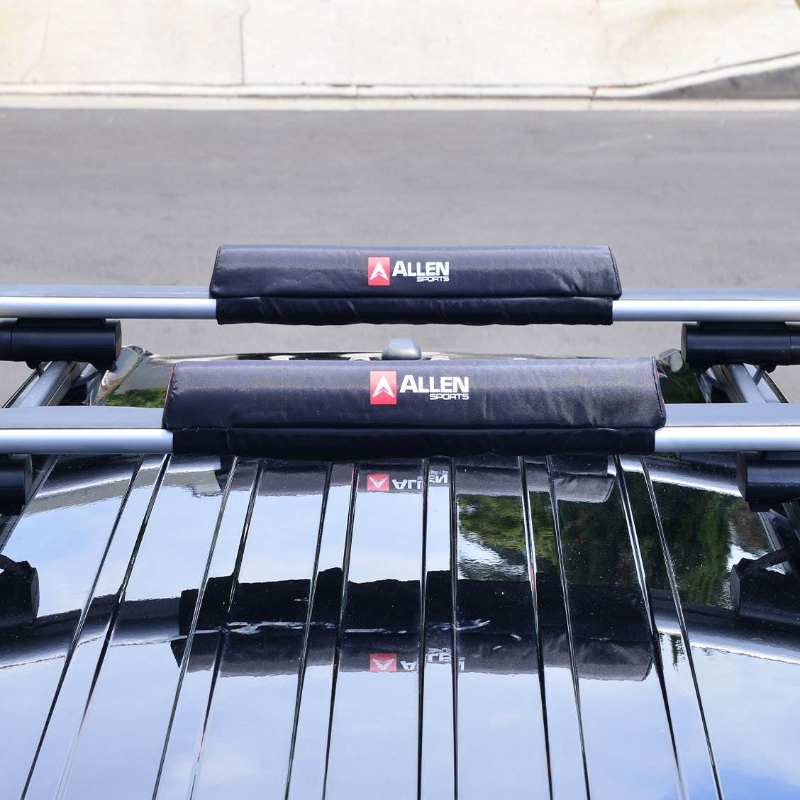 Allen Sports 24" Car Rooftop Surfboard Rack Set w/ 8 Foot Straps (Open Box)