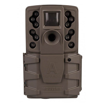 Moultrie A-25i 12MP Low Glow Infrared Game Trail Camera with SD Card (2 Pack)