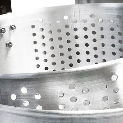 Bayou Classic Durable 14 Quart Aluminum Fry Pot & Removable Basket (Open Box) - VMInnovations