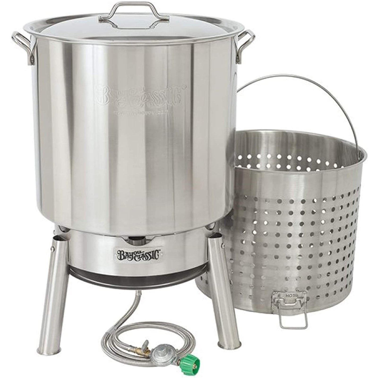 Bayou Classic Stainless Steel 82 Quart Seafood & Crawfish Cooker Kit (For Parts) - VMInnovations