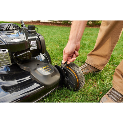 Poulan Pro PR500Y22P Briggs 500E 22 Inch Deck Gas Powered 2 In 1 Push Lawnmower