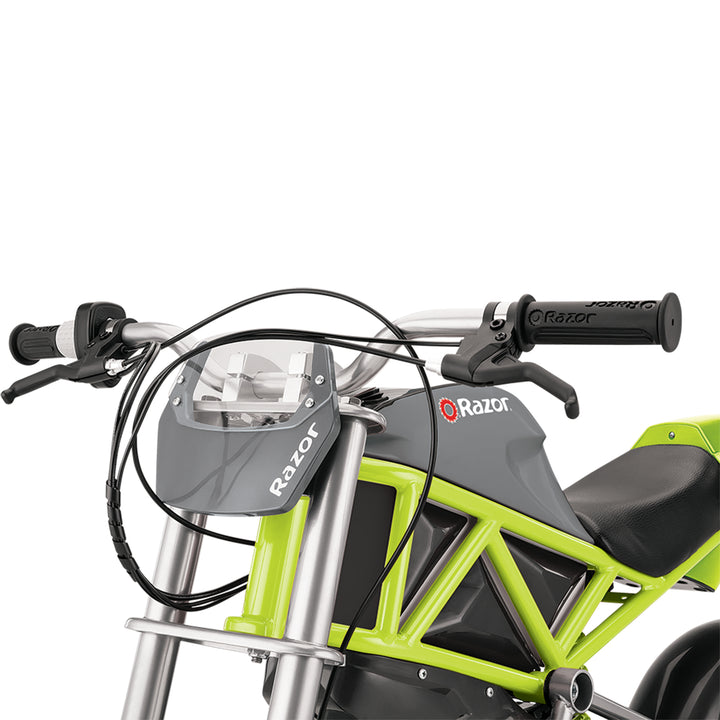 Razor Teenage 12 Inch Rechargeable 12 Volt Battery Motorcycle Bike, Green (Used)