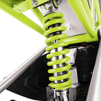 Razor Teenage 12" Rechargeable 12 Volt Battery Motorcycle Bike, Green (Open Box) - VMInnovations