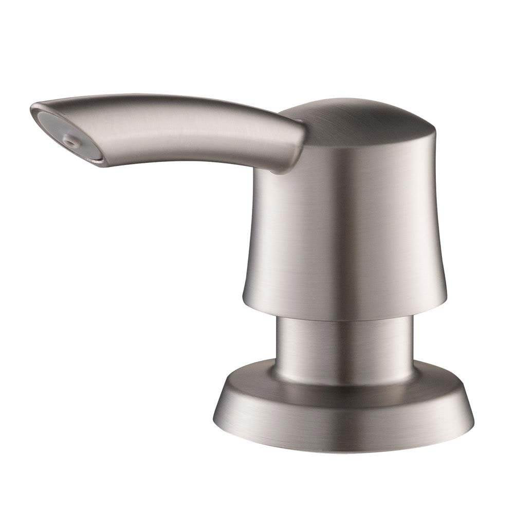 Kraus Savan Countertop Kitchen Sink Soap Dispenser, Stainless Steel (Open Box)