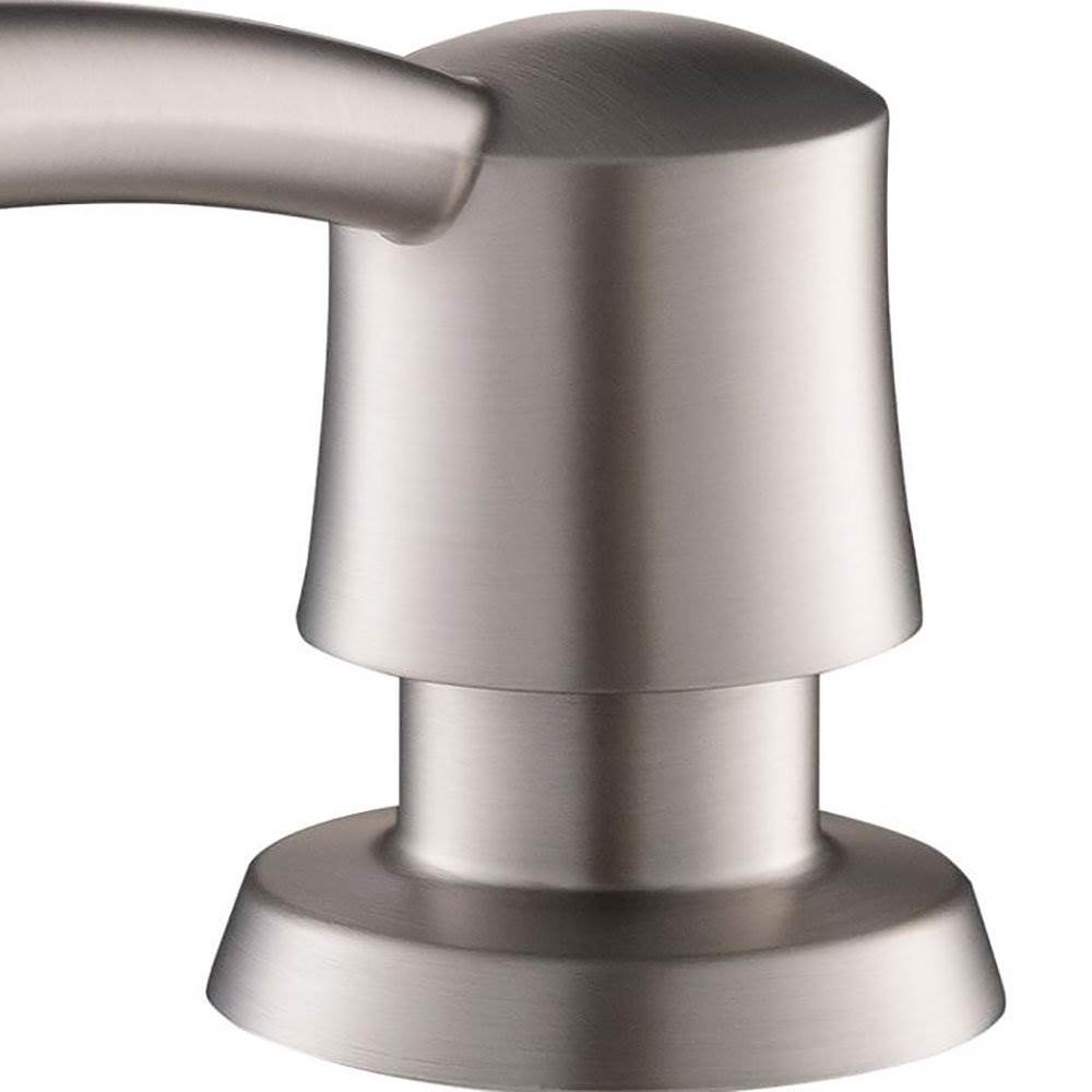 Kraus Savan Countertop Kitchen Sink Soap Dispenser, Stainless Steel (Open Box)