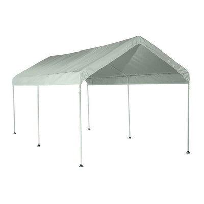 ShelterLogic Max AP 10 x 20 Foot 6 Straight Leg Large Outdoor Canopy, White