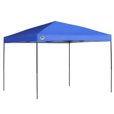 Quik Shade 10 x 10 Foot Instant Straight Leg Pop Up Outdoor Canopy Shelter, Blue