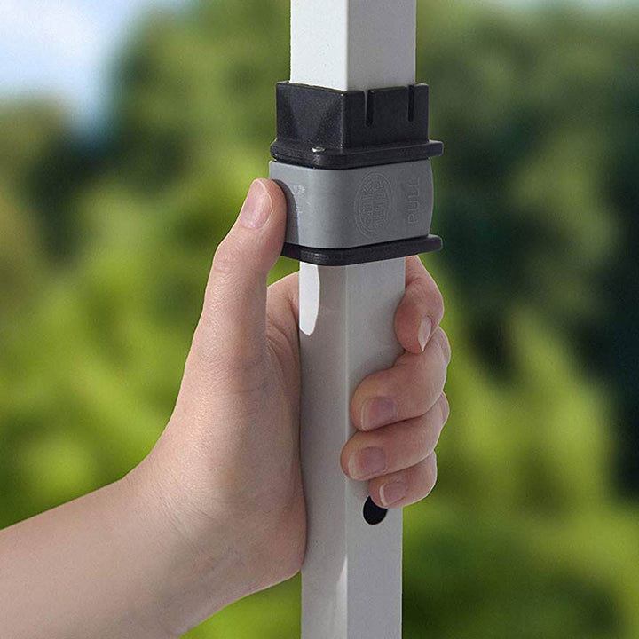 ShelterLogic Commercial C100 10 x 10 Ft Leg Pop Up Canopy, White (Open Box) - VMInnovations