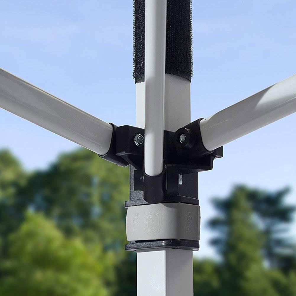 ShelterLogic Commercial C100 10 x 10 Ft Leg Pop Up Canopy, White (Open Box) - VMInnovations