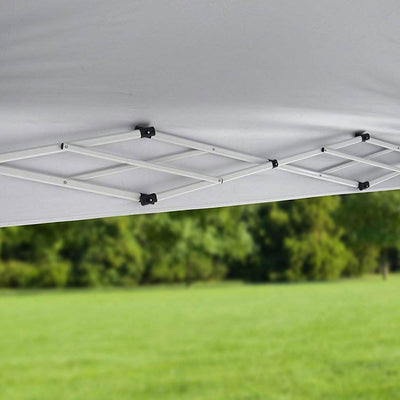 ShelterLogic Commercial C100 10 x 10 Foot Straight Leg PopUp Canopy, White(Used) - VMInnovations