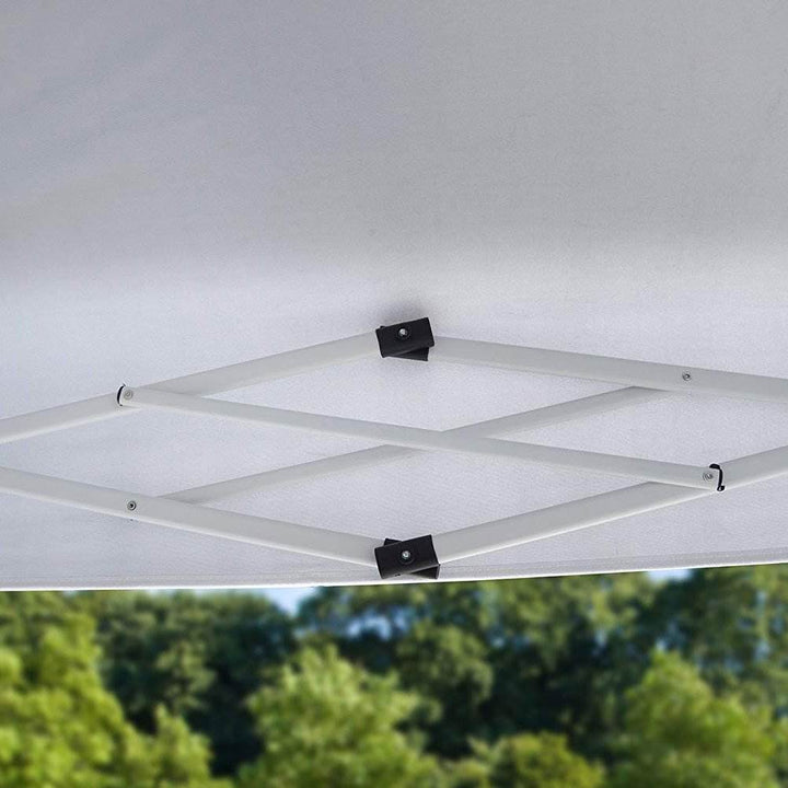 ShelterLogic Commercial C100 10 x 10 Foot Straight Leg PopUp Canopy, White(Used) - VMInnovations