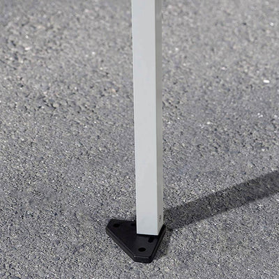 ShelterLogic C100 10 x 10 Foot Straight Leg Pop Up Canopy, White (Open Box) - VMInnovations