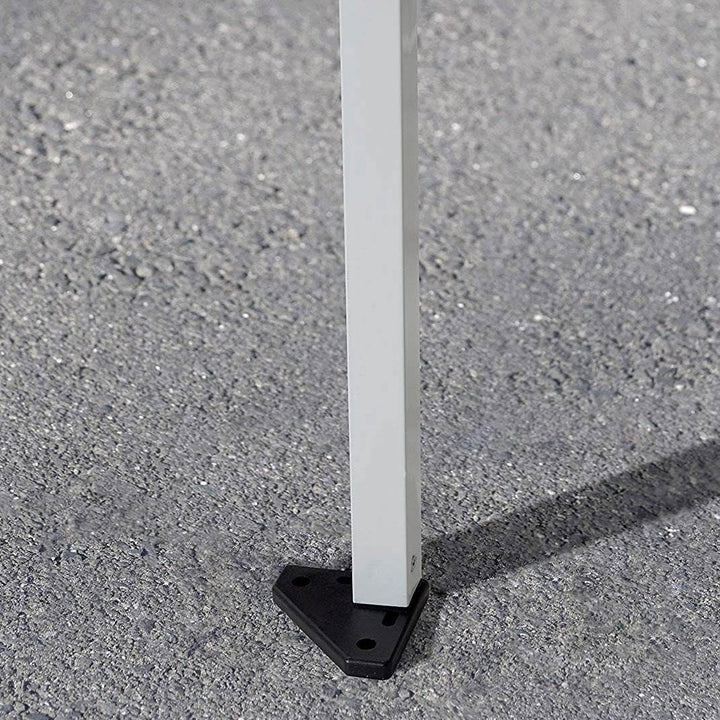 ShelterLogic Commercial C100 10 x 10 Ft Leg Pop Up Canopy, White (Open Box) - VMInnovations