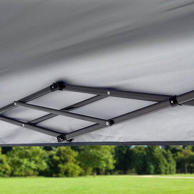 Quik Shade Summit X SX170 10 x 17 Foot Straight Leg Pop Up Instant Canopy, Taupe