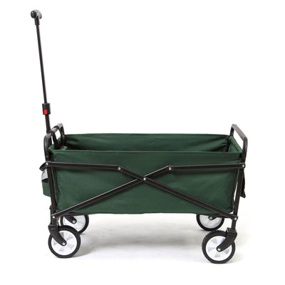 Seina Heavy Duty Compact Folding 150 Pound Capacity Utility Cart, Green (Used)