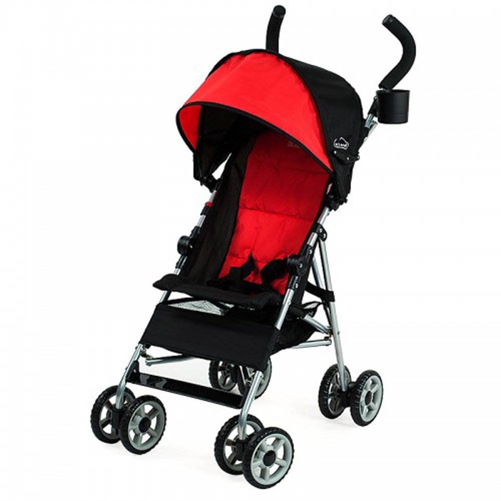 Kolcraft KU022 Lightweight Single Cloud Umbrella Stroller, Scarlet Red(Open Box) - VMInnovations
