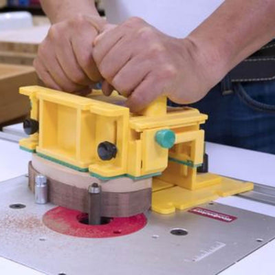 Microjig GR200 Woodworking GRRRIPPER Advanced 3D Table Saw Pushblock, Yellow