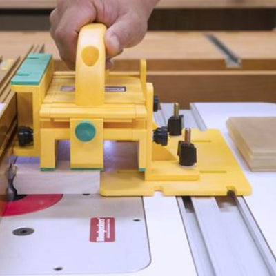 Microjig GR200 Woodworking GRRRIPPER Advanced 3D Table Saw Pushblock, Yellow