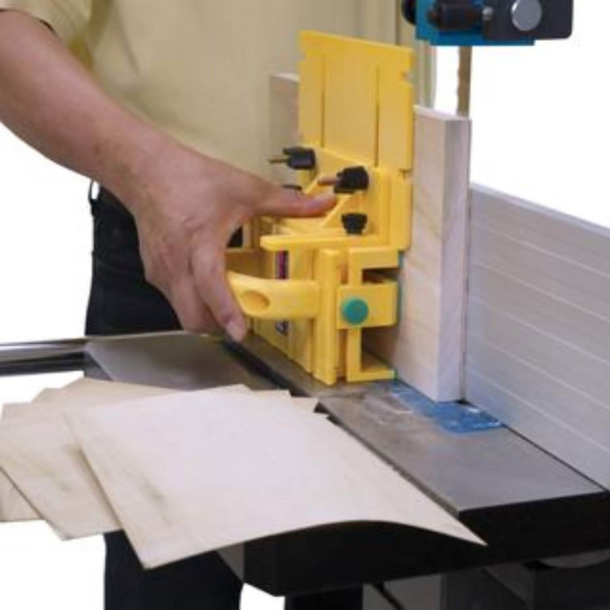 Microjig GR200 Woodworking GRRRIPPER Advanced 3D Table Saw Pushblock, Yellow