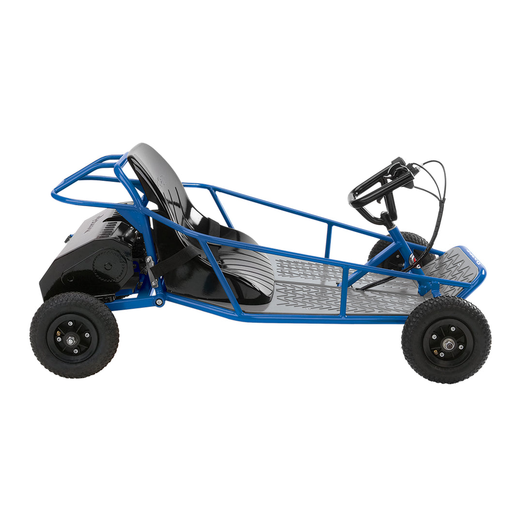 Razor Single Rider Electric Kart Dune Buggy for Ages 8+, Blue (For Parts)