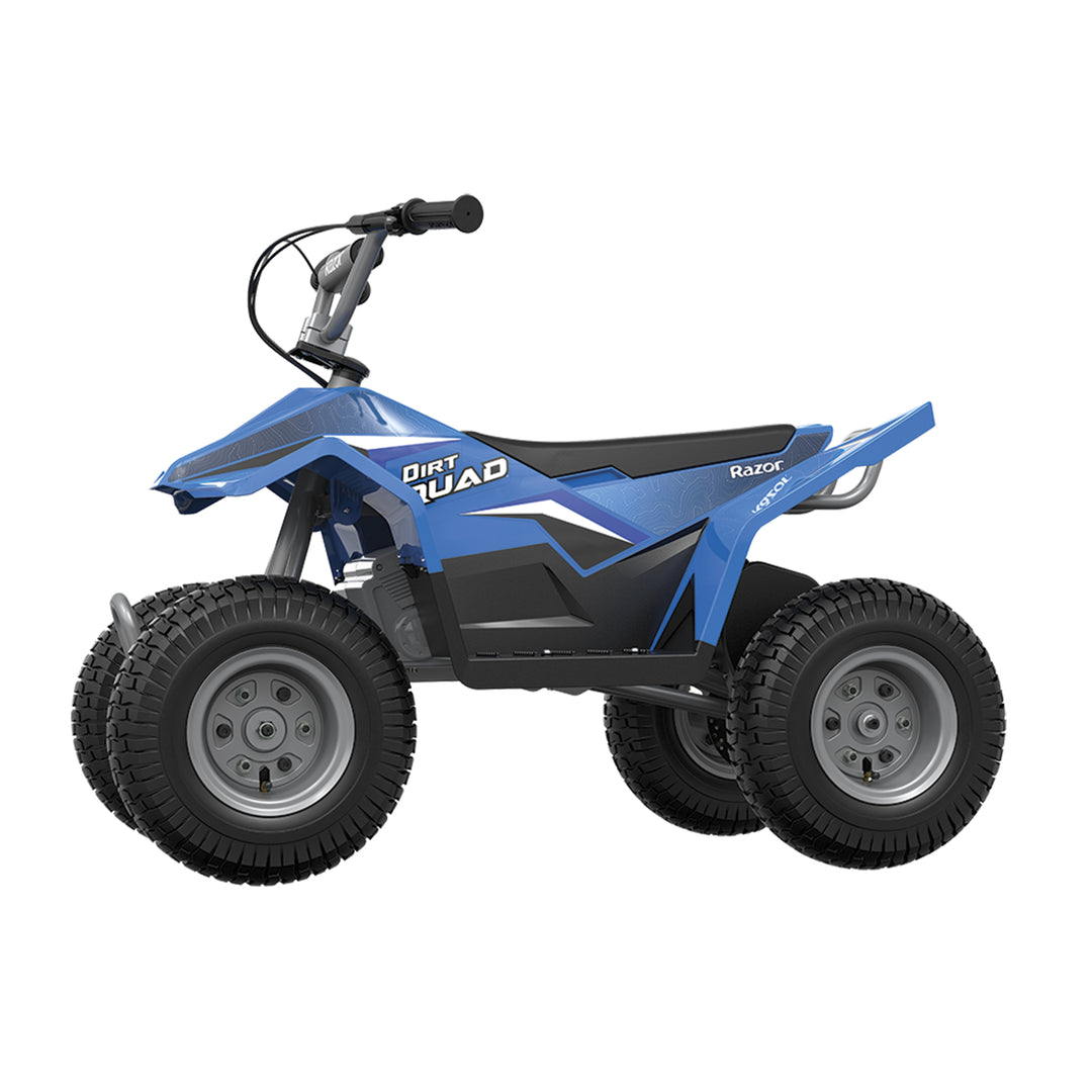 Razor Kids Electric Off Road Mini Dirt Quad Bike 4 Wheeler ATV 24 Volt, Blue