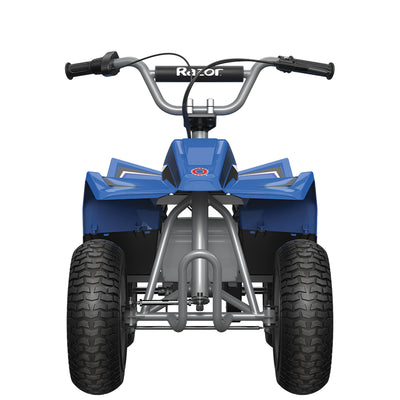 Razor Kids Electric Mini Dirt Quad Bike 4 Wheeler ATV 24 Volt, Blue (Open Box)