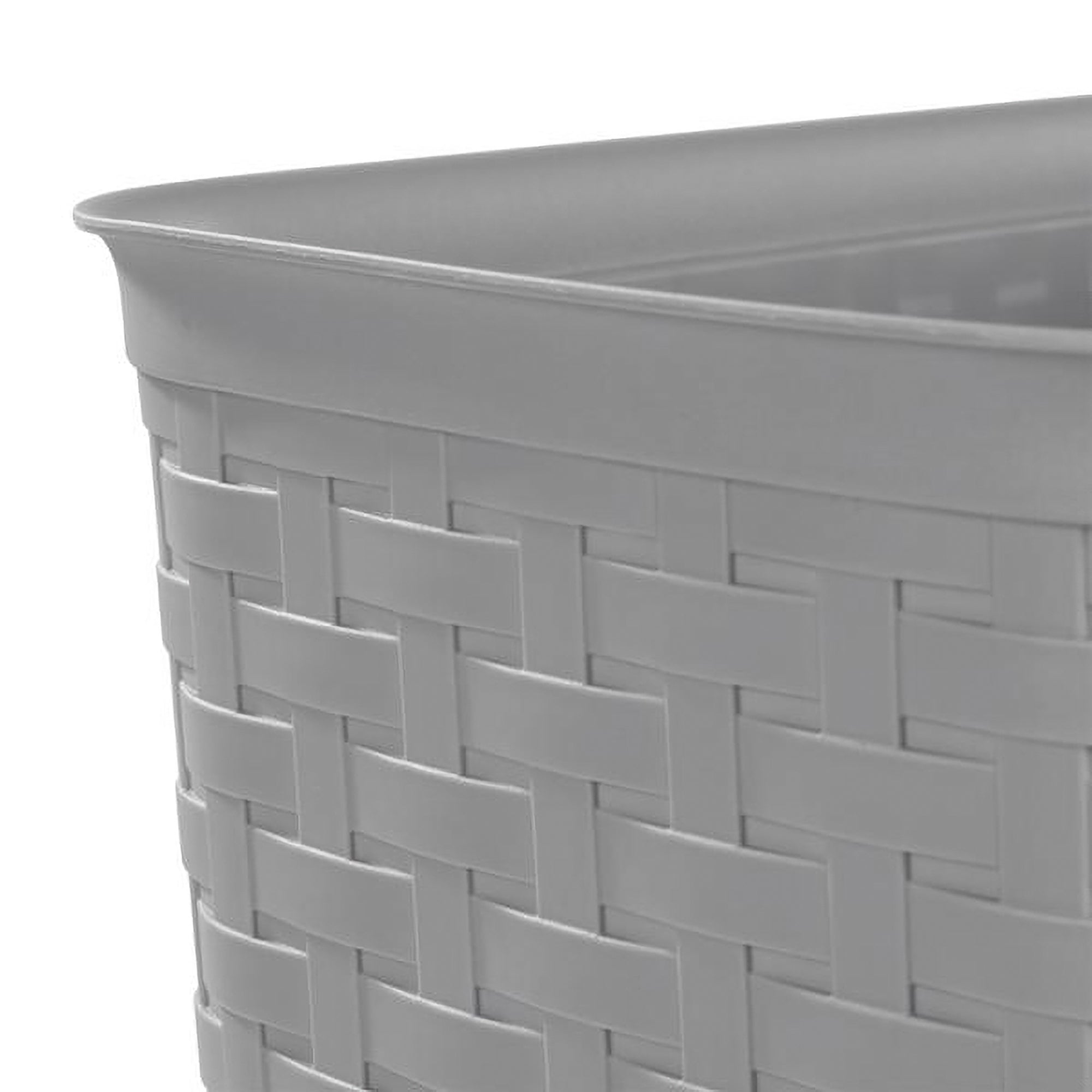 Sterilite Weave 5.8 Gallon Plastic Home/Office Wastebasket Trash Can (24 Pack)