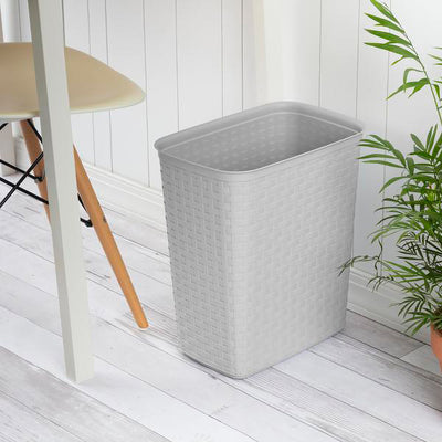 Sterilite Weave 5.8 Gallon Plastic Home/Office Wastebasket Trash Can (24 Pack)