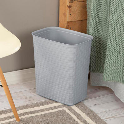 Sterilite Weave 5.8 Gallon Plastic Home/Office Wastebasket Trash Can (24 Pack)