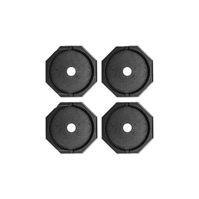 SnapPad EQ 10 Inch Round Landing Feet Motor Home RV Leveling Jack Pads, 4 Pack
