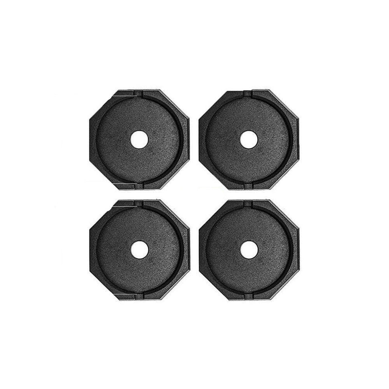 SnapPad EQ 10 Inch Round Landing Feet Motor Home RV Leveling Jack Pads, 4 Pack
