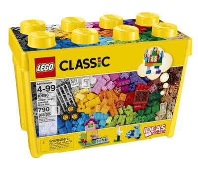 LEGO Classic Large Creative Bricks 790 Piece Blocks Set + Stud Plate Platform