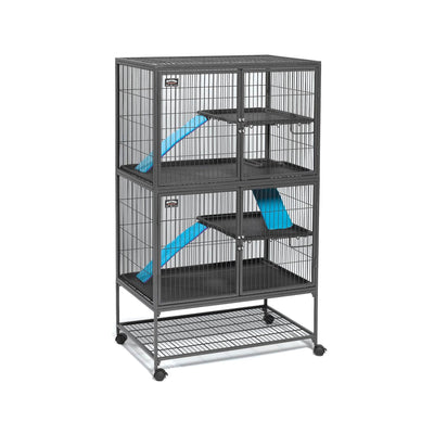 MidWest Homes for Pets Ferret Nation Double Multi Level Habitat Cage (Open Box)