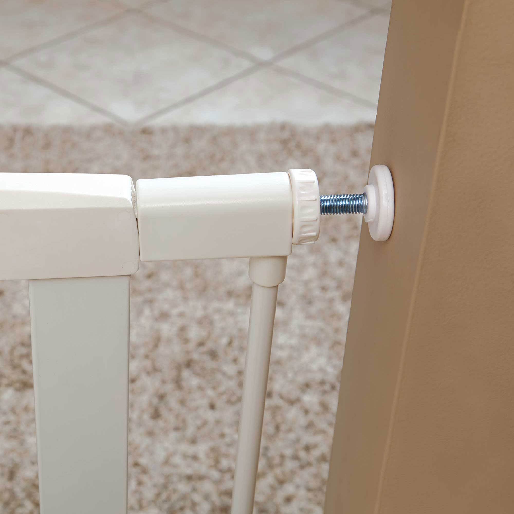 MidWest Homes for Pets 39 Inch Tall Metal Adjustable Dog Pet Puppy Training Gate