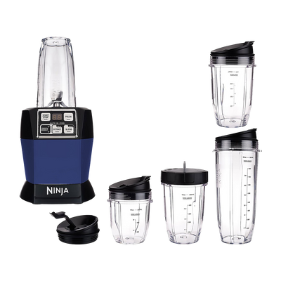 Nutri Ninja Auto iQ Pro Complete Counter Blender, Blue (Refurbished) (Open Box)
